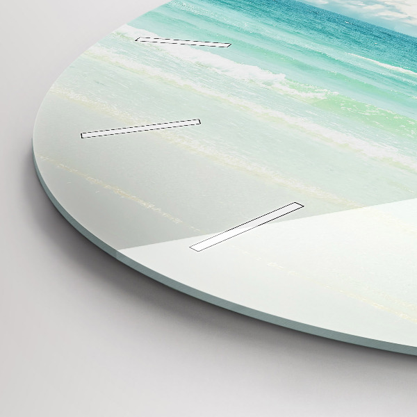 Orologio rotondo Paesaggio marino