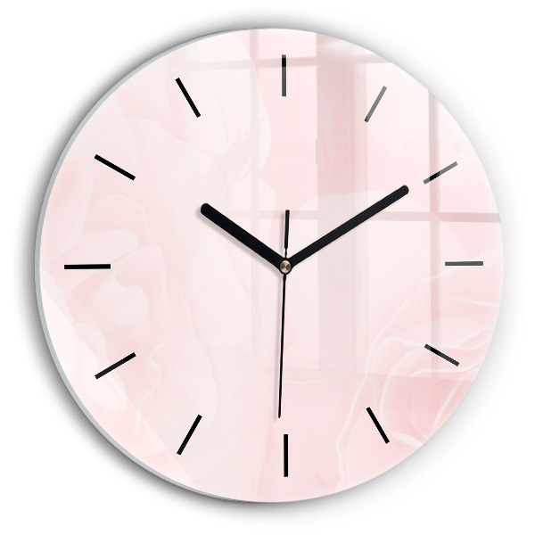 Orologio rotondo Rose in fiore