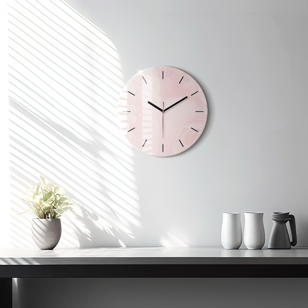 Orologio rotondo Rose in fiore