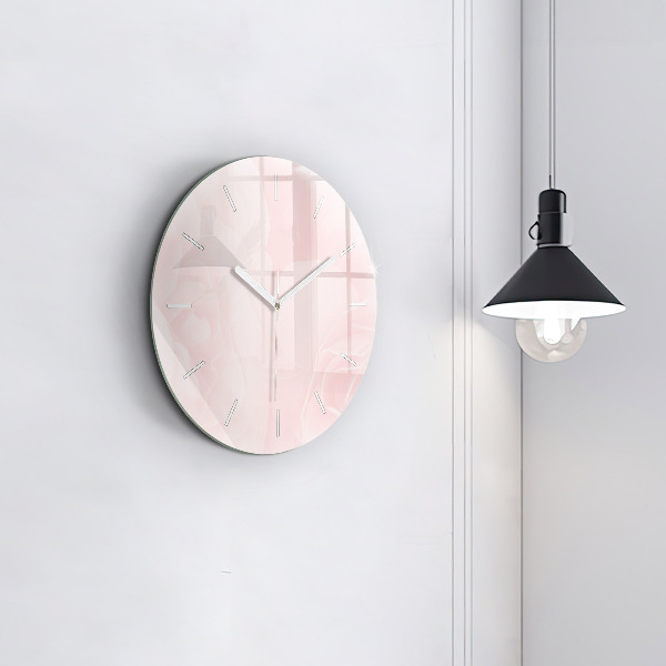 Orologio rotondo Rose in fiore