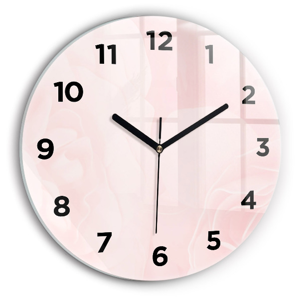 Orologio rotondo Rose in fiore