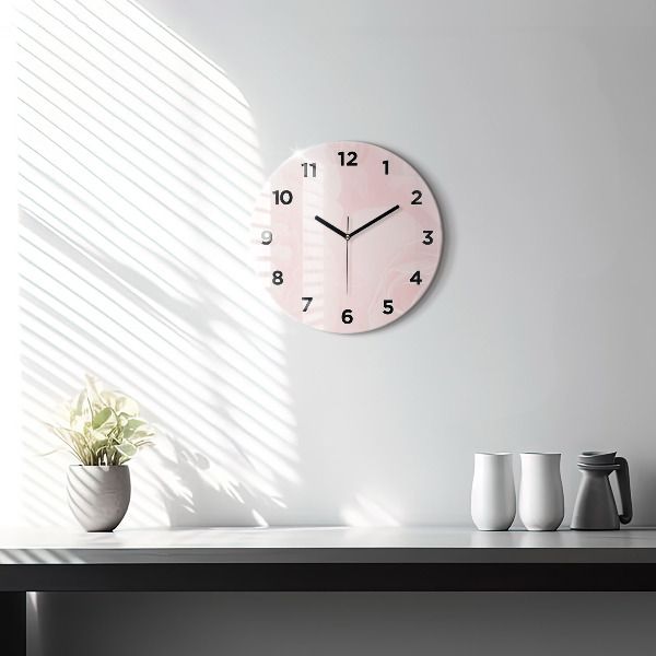 Orologio rotondo Rose in fiore