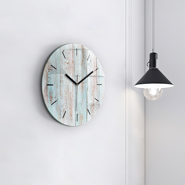 Orologio rotondo Legno pastello