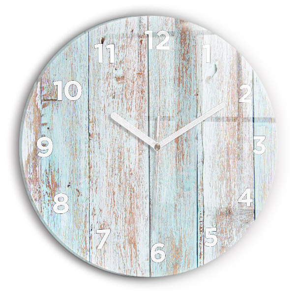 Orologio rotondo Legno pastello