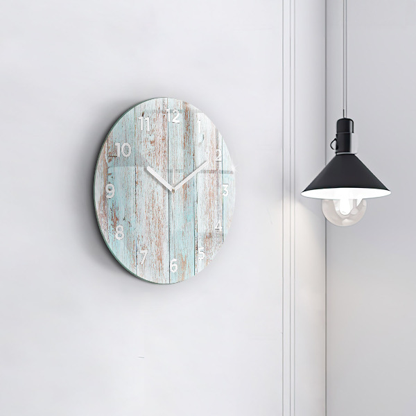Orologio rotondo Legno pastello