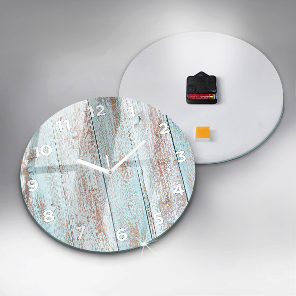 Orologio rotondo Legno pastello