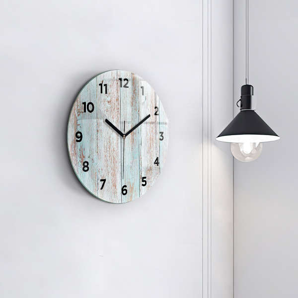 Orologio rotondo Legno pastello