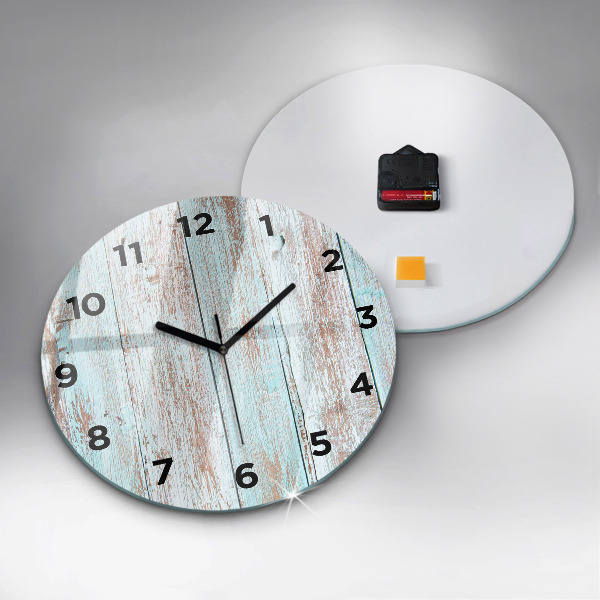 Orologio rotondo Legno pastello