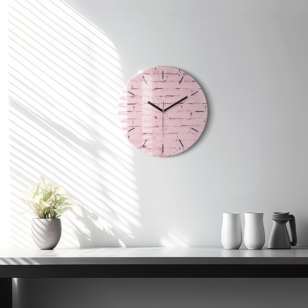 Orologio rotondo Muro di mattoni