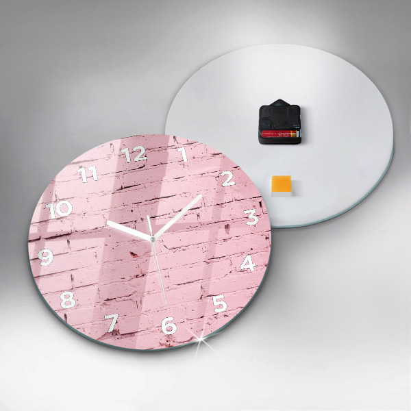 Orologio rotondo Muro di mattoni