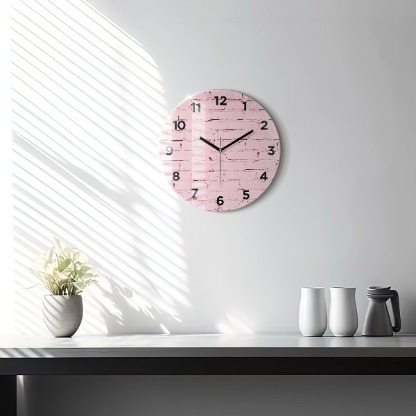 Orologio rotondo Muro di mattoni