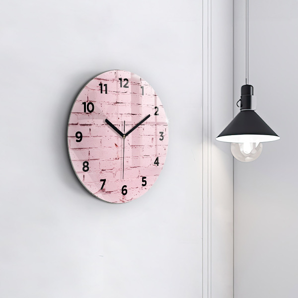 Orologio rotondo Muro di mattoni