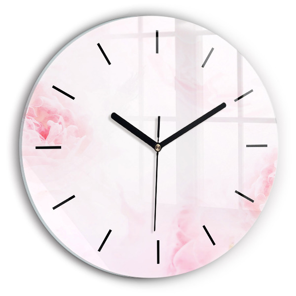 Orologio rotondo Fiori che sbocciano