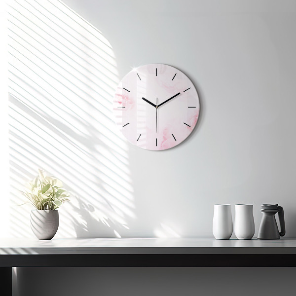 Orologio rotondo Fiori che sbocciano