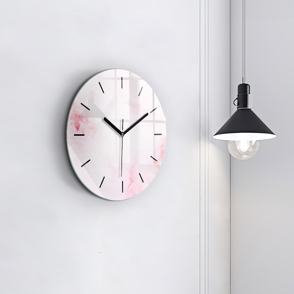 Orologio rotondo Fiori che sbocciano