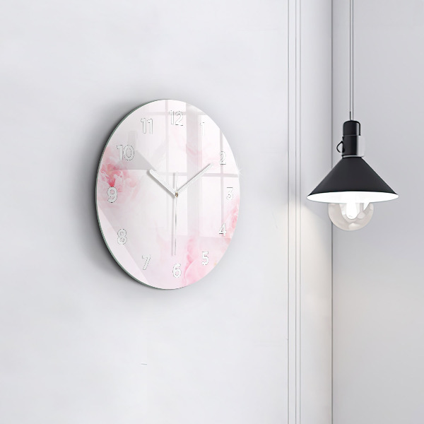Orologio rotondo Fiori che sbocciano