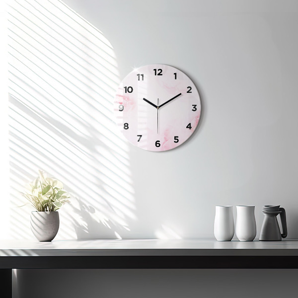 Orologio rotondo Fiori che sbocciano