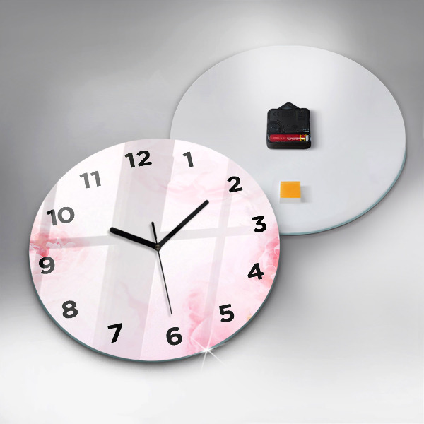 Orologio rotondo Fiori che sbocciano