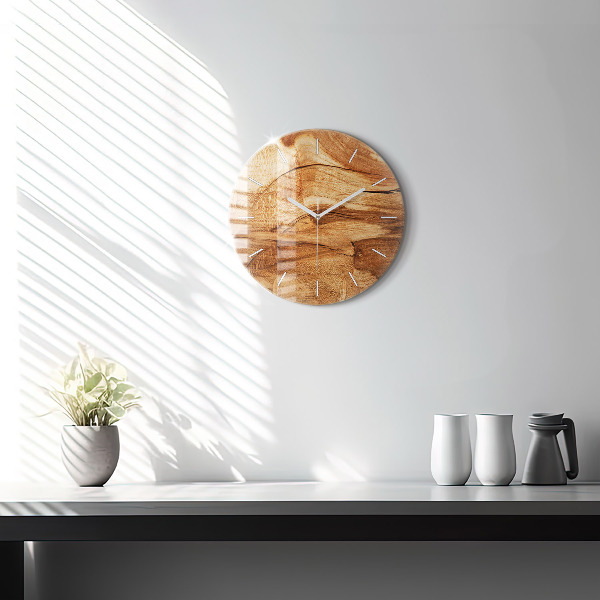 Orologio rotondo Struttura del legno