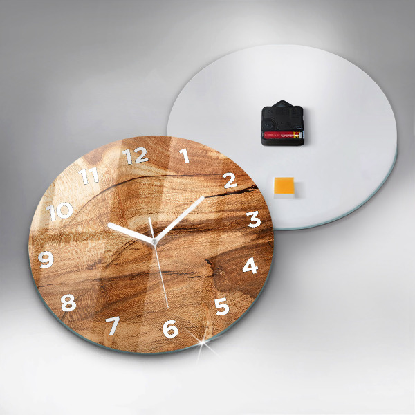 Orologio rotondo Struttura del legno