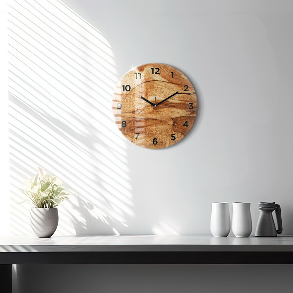 Orologio rotondo Struttura del legno
