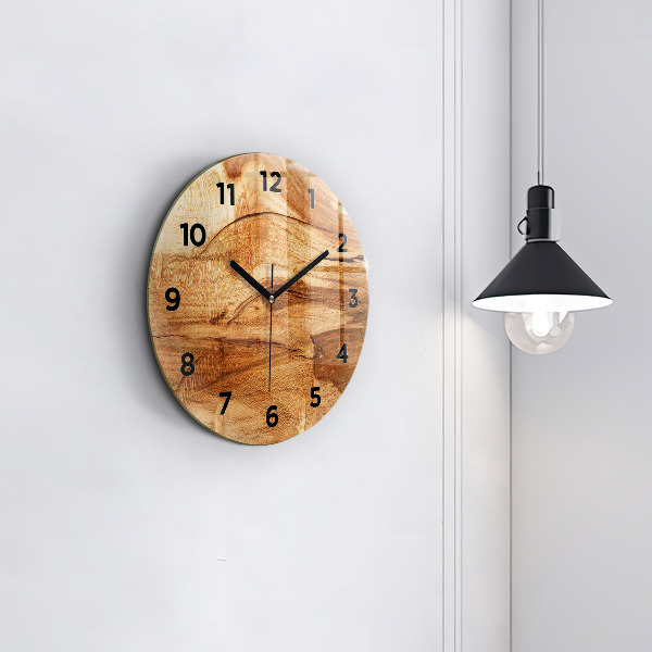 Orologio rotondo Struttura del legno