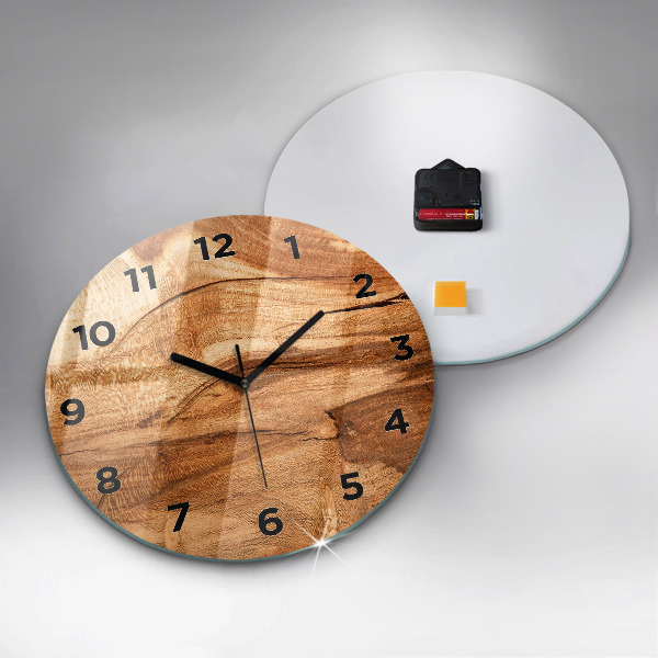 Orologio rotondo Struttura del legno