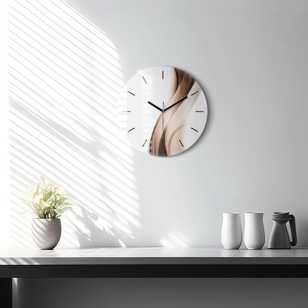Orologio rotondo Linea di astrazione