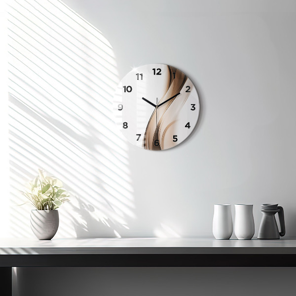 Orologio rotondo Linea di astrazione