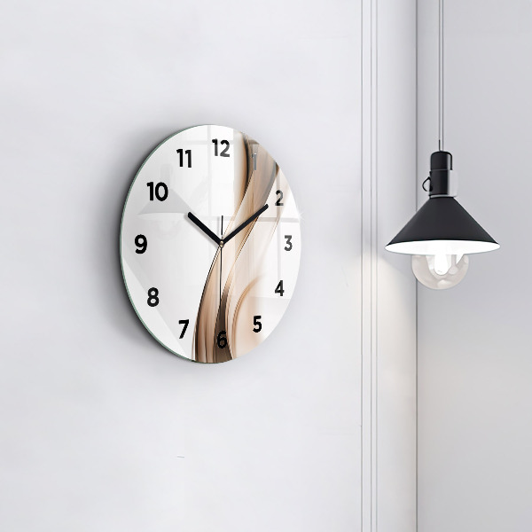 Orologio rotondo Linea di astrazione