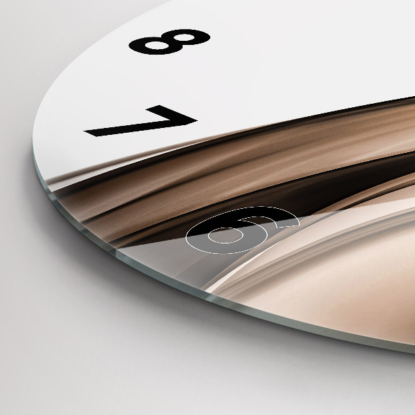 Orologio rotondo Linea di astrazione