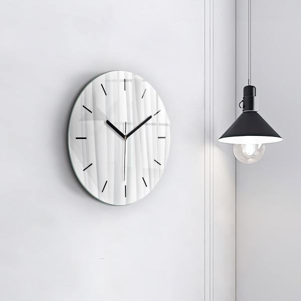 Orologio rotondo Trama delle onde