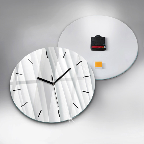 Orologio rotondo Trama delle onde