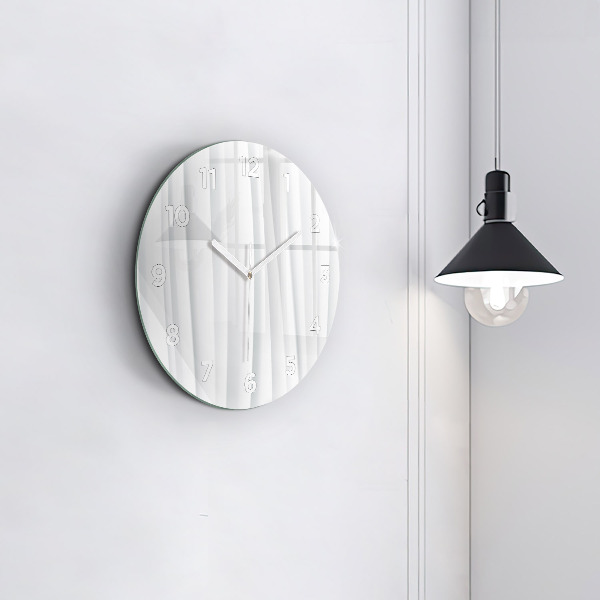 Orologio rotondo Trama delle onde
