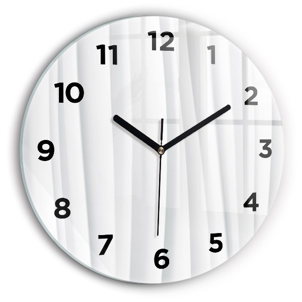 Orologio rotondo Trama delle onde