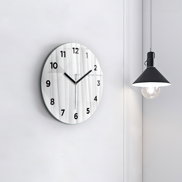 Orologio rotondo Trama delle onde