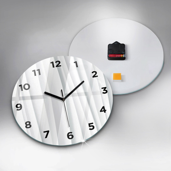Orologio rotondo Trama delle onde