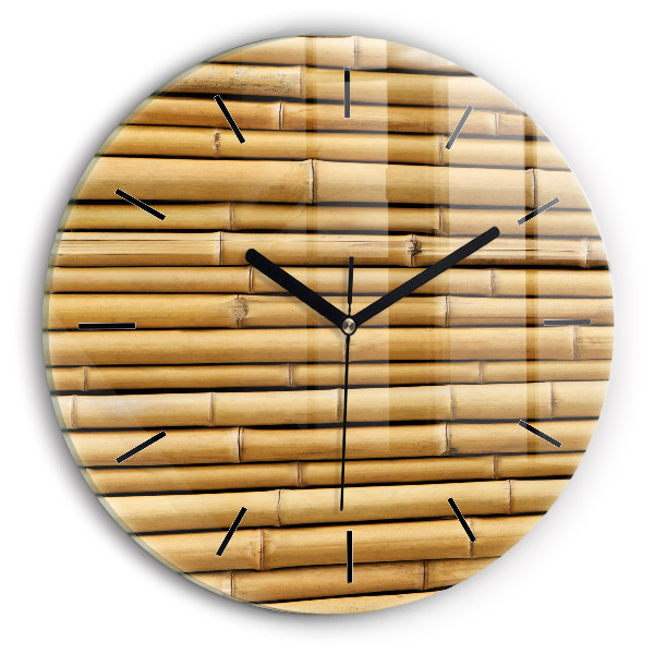 Orologio rotondo Bastoncini di bambù