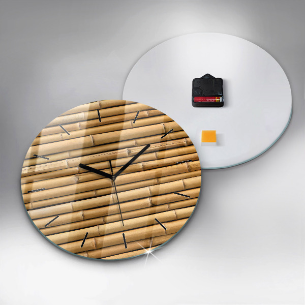 Orologio rotondo Bastoncini di bambù