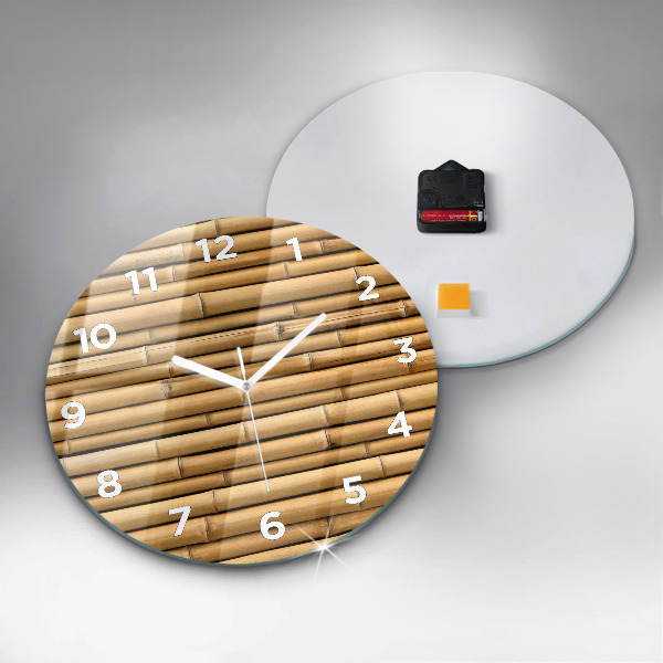 Orologio rotondo Bastoncini di bambù