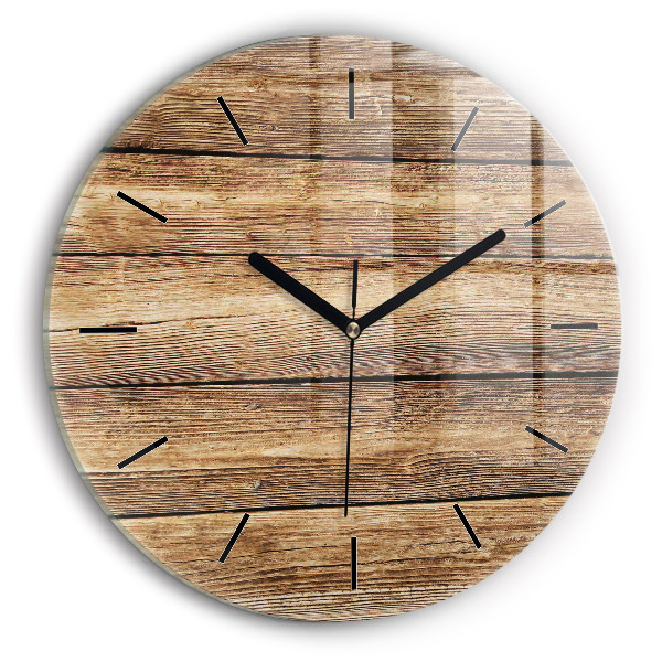 Orologio rotondo Tavole di legno