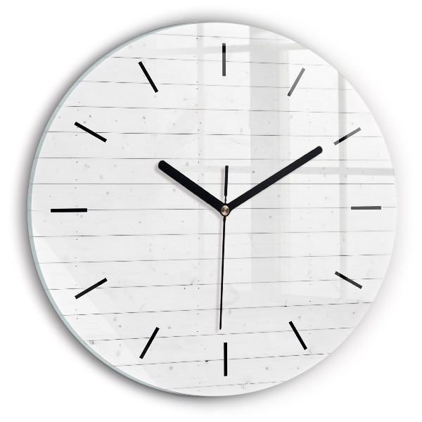 Orologio rotondo Modello pannelli in legno