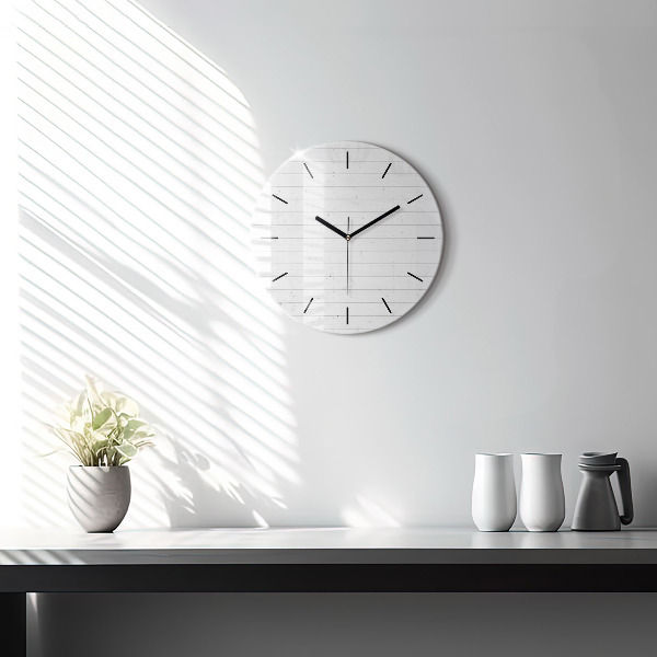 Orologio rotondo Modello pannelli in legno