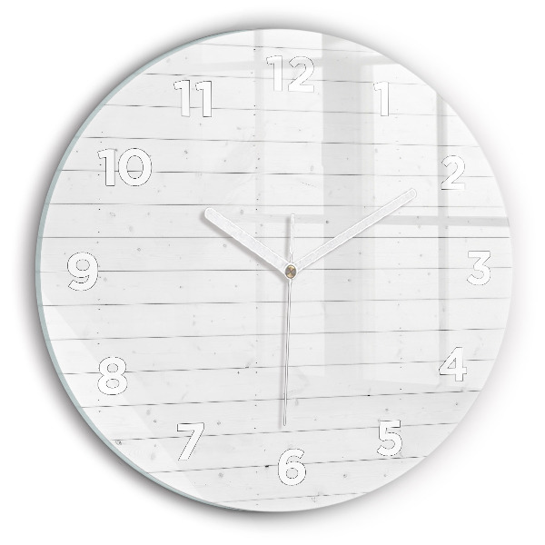 Orologio rotondo Modello pannelli in legno