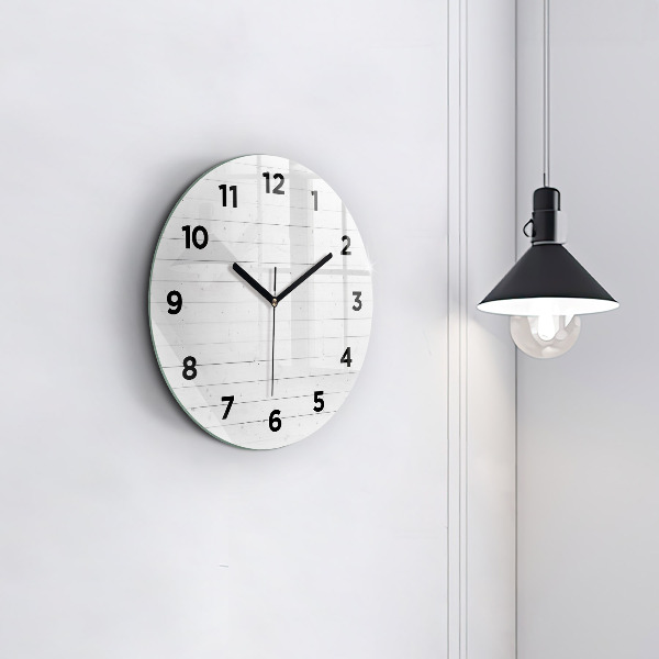 Orologio rotondo Modello pannelli in legno