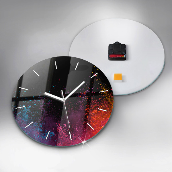 Orologio rotondo Esplosione di colori