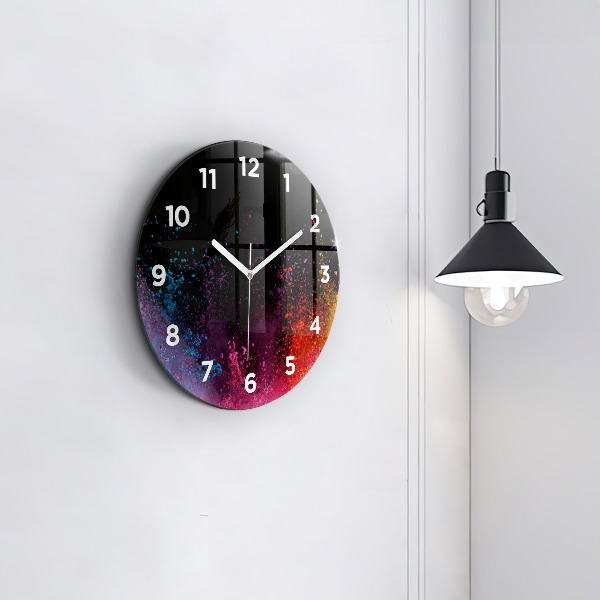 Orologio rotondo Esplosione di colori