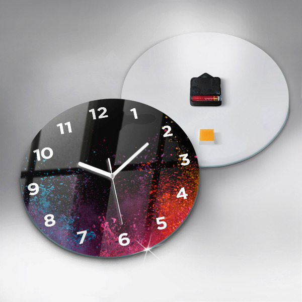 Orologio rotondo Esplosione di colori