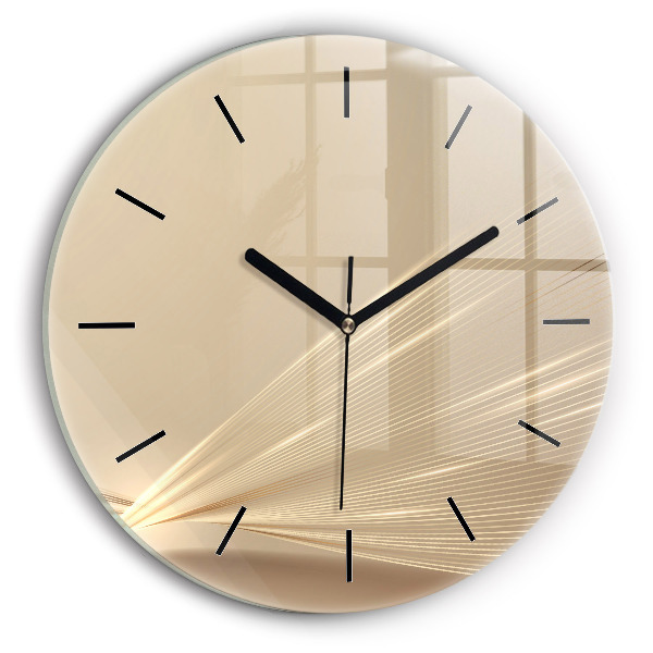 Orologio rotondo Luce astratta