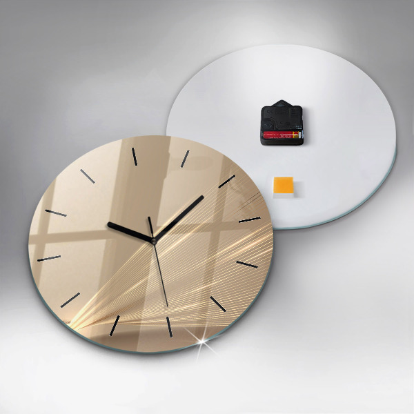 Orologio rotondo Luce astratta